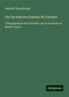 Sur les insectes fossiles du Calcaire - Weyenbergh, Hendrik