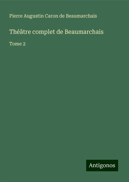Théâtre complet de Beaumarchais