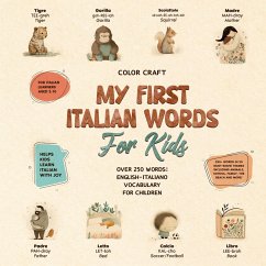 Cover My First Italian Words Book For Kids