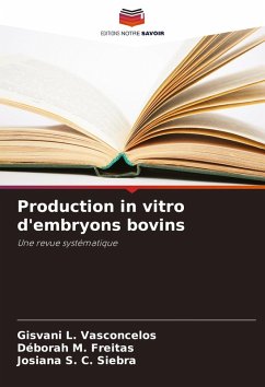 Cover Production in vitro d'embryons bovins