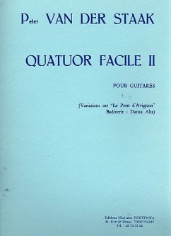 Quatuor facile no.2 pour 4 guitares