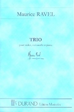 Cover Trio la mineur pour violon, violoncelle et piano partition miniature