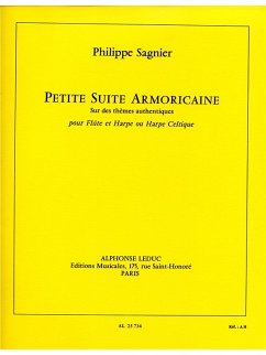 Cover Petite Suite Armoricaine sur des Themes authentiques pour flute et harpe celtique