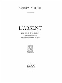Cover CLERISSE ABSENT COR EN FA OU MIB OU SAXHORN MIB ET PIANO