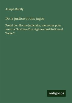 Cover De la justice et des juges