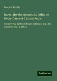 Inventaire des manuscrits latins de Notre-Dame et d'autres fonds Inventaire des manuscrits latins de Notre-Dame et d'autres fonds