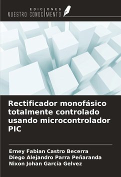 Cover Rectificador monofásico totalmente controlado usando microcontrolador PIC