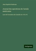 Journal des operations de l'armée américaine