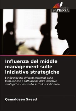 Influenza del middle management sulle iniziative strategiche - Saeed, Qamaldeen