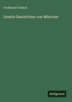 Cover Dunkle Geschichten von München