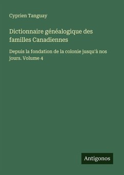Cover Dictionnaire généalogique des familles Canadiennes