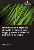 Influenza dell'Alginato di sodio irradiato con raggi gamma Co-60 sul papavero da oppio Influenza dell'Alginato di sodio irradiato con raggi gamma Co-60 sul papavero da oppio