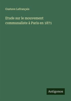 Cover Etude sur le mouvement communaliste à Paris en 1871