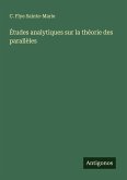 Études analytiques sur la théorie des parallèles Études analytiques sur la théorie des parallèles