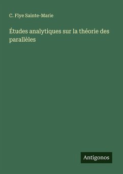 Cover Études analytiques sur la théorie des parallèles