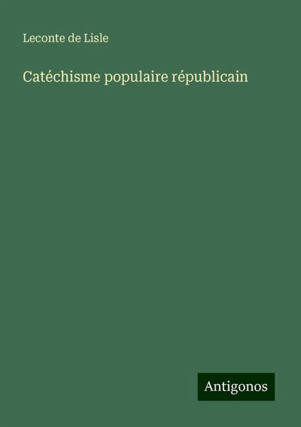 Catéchisme populaire républicain