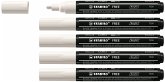 Acrylmarker - STABILO FREE Acrylic T300 - Strichbreite 2-3 mm - 5er Pack - weiß Acrylmarker - STABILO FREE Acrylic T300 - Strichbreite 2-3 mm - 5er Pack - weiß