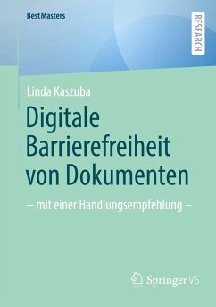 Cover Digitale Barrierefreiheit von Dokumenten