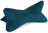Bookiepad Leseknochen Cozy Samt - petrol