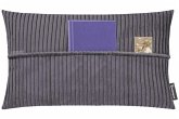 Bookiepad Taschenkissen mit Füllung Cozy Shara - anthrazit 40x60 Bookiepad Taschenkissen mit Füllung Cozy Shara - anthrazit 40x60