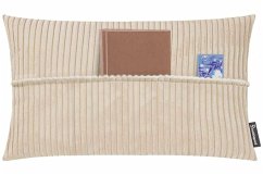 Cover Bookiepad Taschenkissen mit Füllung Cozy Shara - creme 40x60