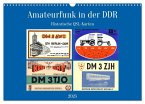 Amateurfunk in der DDR - Historische QSL-Karten (Wandkalender 2025 DIN A3 quer), CALVENDO Monatskalender