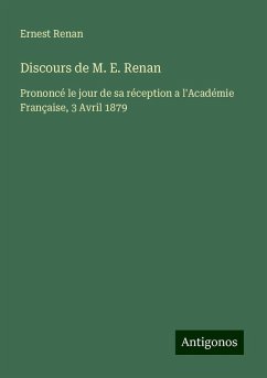 Discours de M. E. Renan - Renan, Ernest