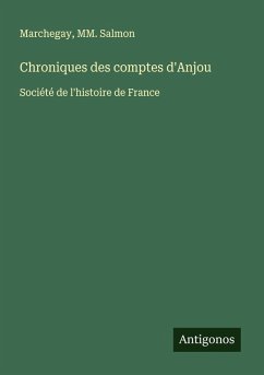 Cover Chroniques des comptes d'Anjou