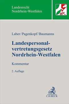 Cover Landespersonalvertretungsgesetz Nordrhein-Westfalen. LandespersonalvertretungsG NRW