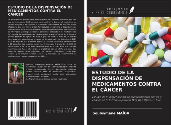 ESTUDIO DE LA DISPENSACIÓN DE MEDICAMENTOS CONTRA EL CÁNCER ESTUDIO DE LA DISPENSACIÓN DE MEDICAMENTOS CONTRA EL CÁNCER