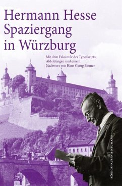 Cover Hermann Hesse: Spaziergang in Würzburg