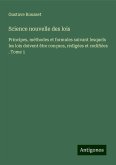 Science nouvelle des lois Science nouvelle des lois