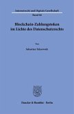 Blockchain-Zahlungstoken im Lichte des Datenschutzrechts