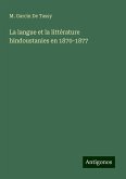 La langue et la littérature hindoustanies en 1870-1877