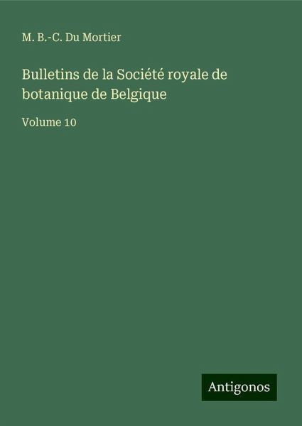 Bulletins de la Société royale de botanique de Belgique
