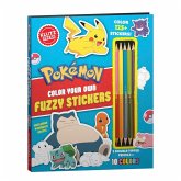 Pokémon Color Your Own Fuzzy Stickers Pokémon Color Your Own Fuzzy Stickers