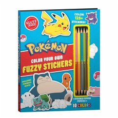 Cover Pokémon Color Your Own Fuzzy Stickers