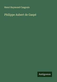 Cover Philippe Aubert de Gaspé