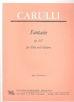 Cover Fantasie nach Motiven aus der Oper Il pirata op.337 für Flöte (Violine) und Gitarre, Spielpartitur