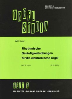 Cover Rhythmische Geläufigkeitsübungen Band B: für E-Orgel (leicht)