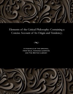 Cover Elements of the Critical Philosophy