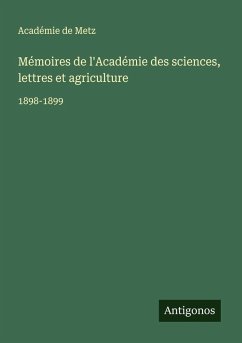 Cover Mémoires de l'Académie des sciences, lettres et agriculture