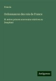 Ordonnances des rois de France