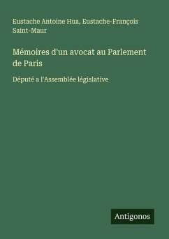 Cover Mémoires d'un avocat au Parlement de Paris