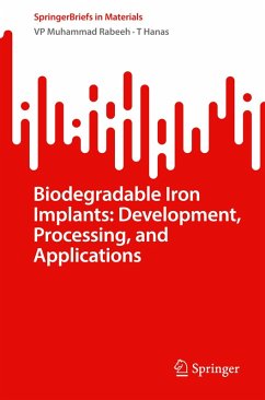 Biodegradable Iron Implants: Development, Processing, and Applications - Rabeeh, VP Muhammad;Hanas, T