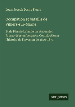 Cover Occupation et bataille de Villiers-sur-Marne