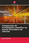 Comparação da investigação científica na escola secundária de ciências