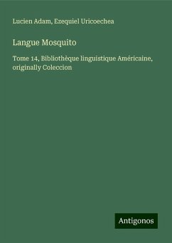 Langue Mosquito - Adam, Lucien; Uricoechea, Ezequiel