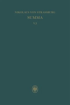 Cover Summa, liber I (eBook, PDF)