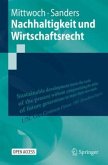 Nachhaltigkeit und Wirtschaftsrecht